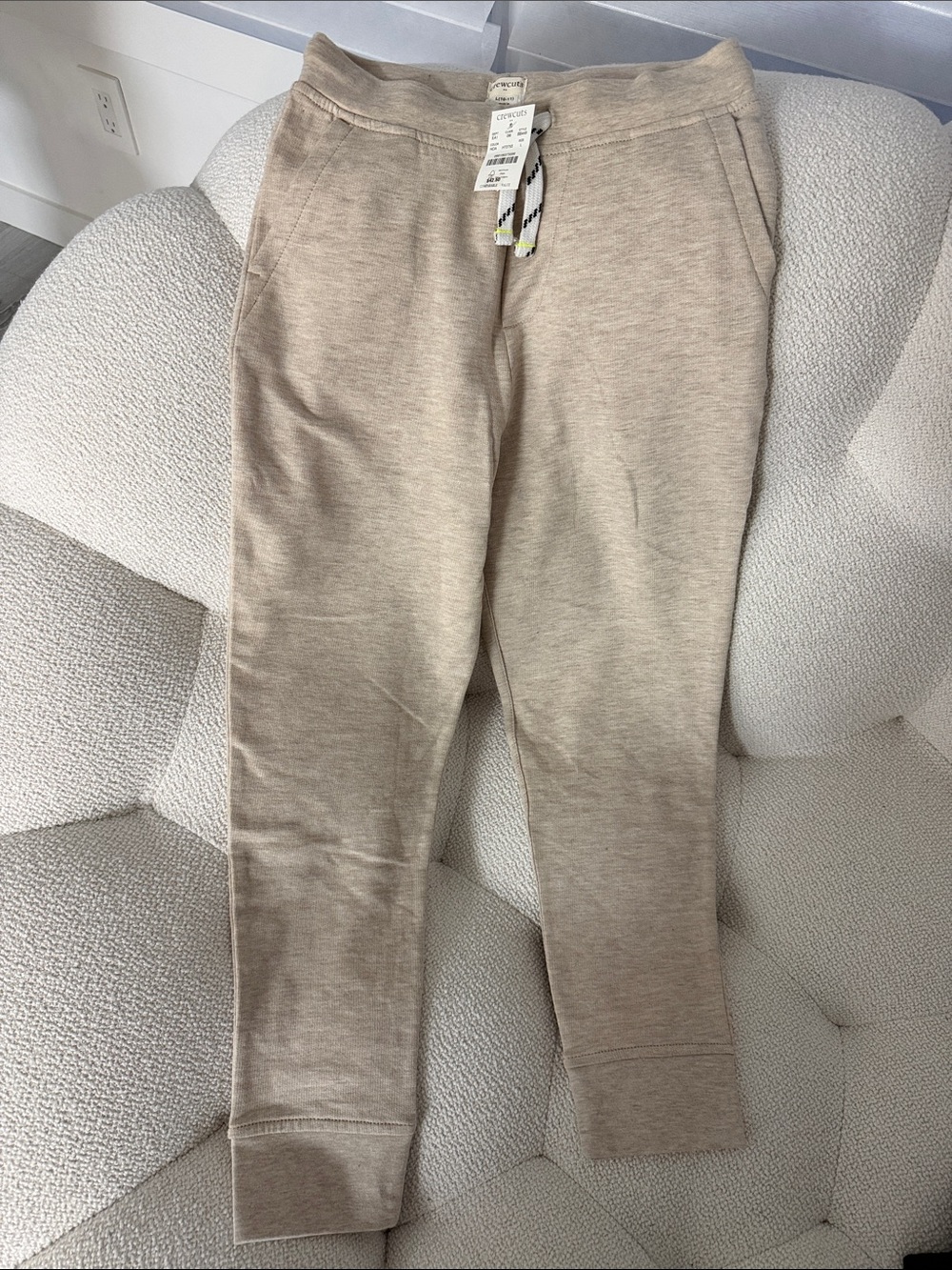 Crewcuts Beige Neutral Jogger Pants